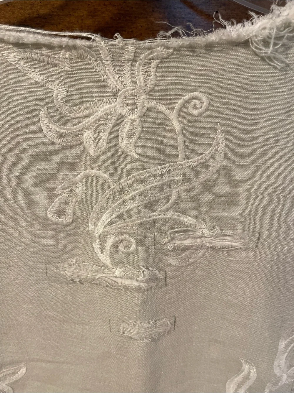 Light Gray Embroidered Button-Front Tunic Vest - Picture 4 of 6